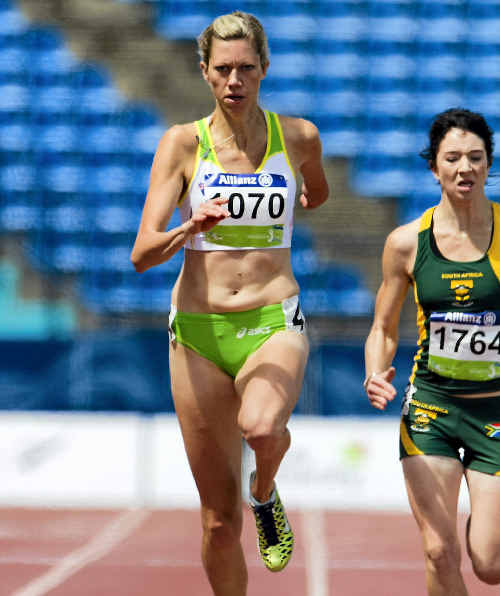 Warwick athlete Carlee Beattie (left). Warwick athlete Carlee Beattie (left).